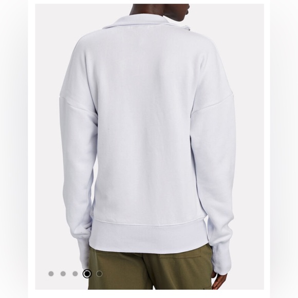 Marissa Webb French Terry Half-Zip Sweatshirt - Picture 3 of 6